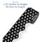 Carson Dellosa® Black with White Polka Dots Rolled Scalloped Border, 195ft.